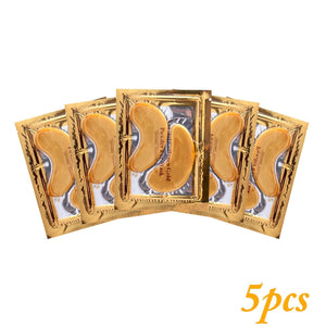 24k Gold Gel Eye Mask Eyelid Patch Anti Wrinkle Eye Care gold